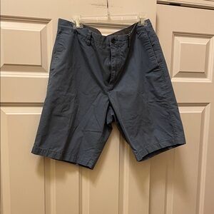 Banana Republic Men's Slate Blue Flat Front Shorts